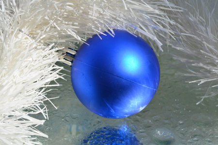 Christmas background, Christmas tree decorationの写真素材