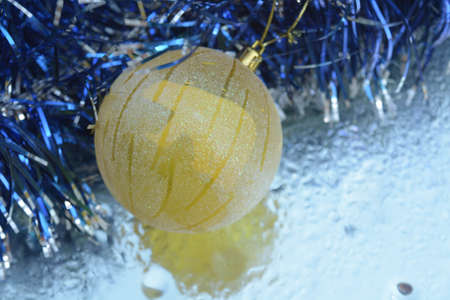 Christmas background, Christmas tree decorationの写真素材