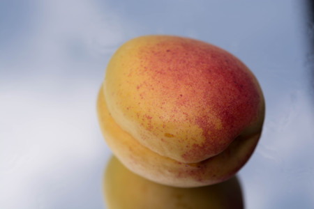 Fresh apricots, healthy foodの写真素材
