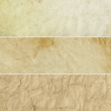 Collection of beige and light brown abstract vintage backgrounds. Various textures.の写真素材