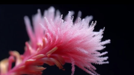 False Bucks Beard Flower Beautifully Bloomed. Created by Generative AI Technology.の素材