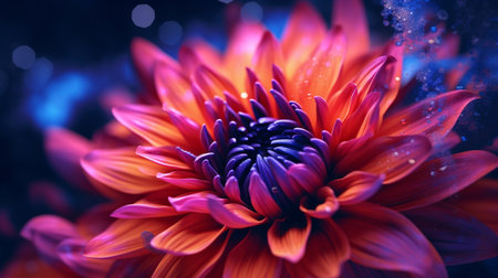 Fire Pink Flower Beautifully Bloomed. Created by Generative AI Technology.の素材