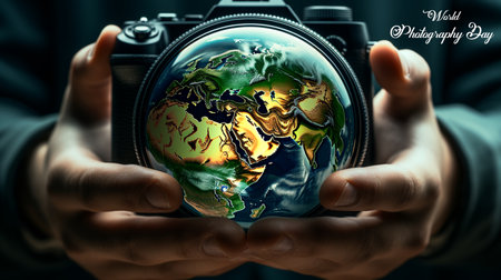 World photography day. Created by Generative AI Toolsの素材