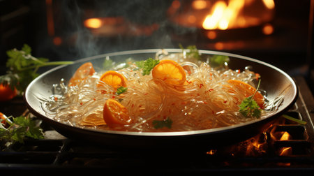 Cellophane Noodles recipe. Created by Generative AI Toolsの素材