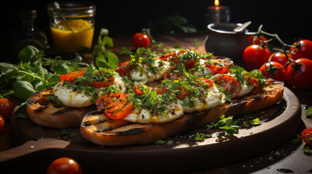 Bruschetta recipe. Created by Generative AI Toolsの素材