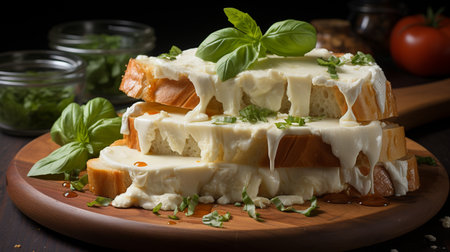 Mozzarella Cheese Recipe. Created by Generative AI Toolsの素材