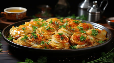 Kimchi recipe. Created by Generative AI Toolsの素材