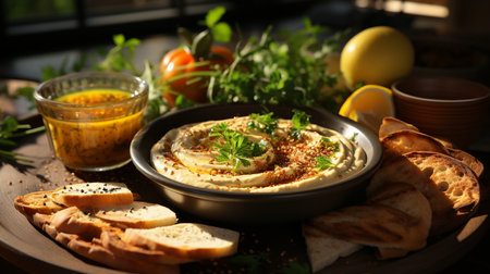 Best Hummus recipe. Created by Generative AI Toolsの素材