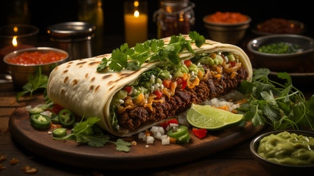 The Easiest Burrito Recipe. Created by Generative AI Toolsの素材