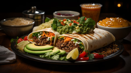 The Easiest Burrito Recipe. Created by Generative AI Toolsの素材