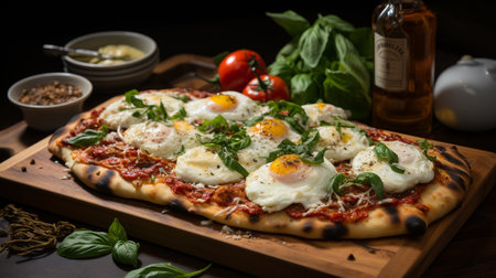 Pizza Napoletana recipe. Created by Generative AI Toolsの素材