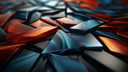 3d geometric abstract background. Created by Generative AI Toolsの素材