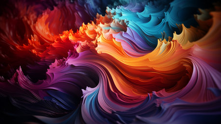 A colorful background with a swirl of colors. Created by Generative AI Toolsの素材