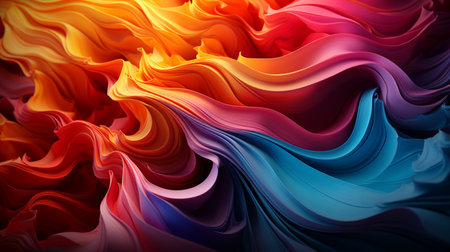 A colorful background with a swirl of colors. Created by Generative AI Toolsの素材