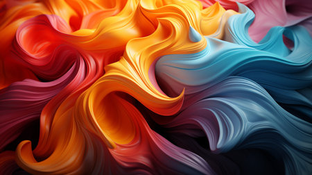 A colorful background with a swirl of colors. Created by Generative AI Toolsの素材