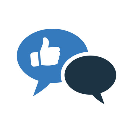 Bubble, bubbles, social media, chat, speech icon. Vector design isolated on a white background.のイラスト素材