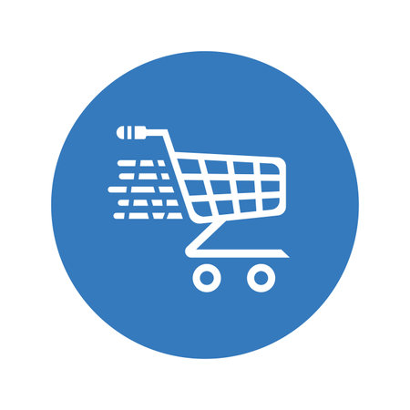 Cart information, cart, info icon. Rounded vector designのイラスト素材
