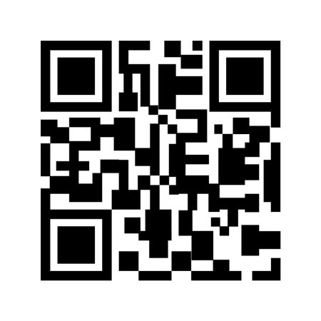 Code, scanner, qr, qr code icon. Black vector graphics.