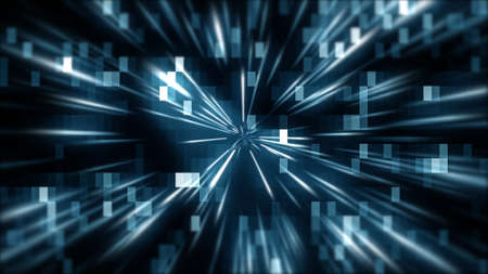 LCD screen pixels. Macro Shot Of Computer Screen, Pixels Texture. Abstract Blue Background. Close up LED Display With Color Shades technology. Closeup Monitor. Pattern Wallpaper Illuminations.の写真素材