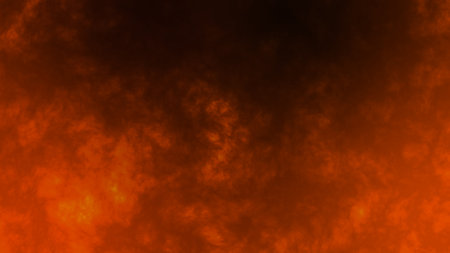 Abstract epic fire background with flame waveの写真素材