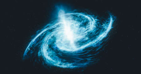 universe scene with stars and galaxies in deep space showing the beauty of space exploration ilustrationの写真素材