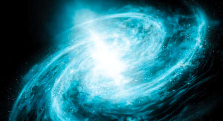 Cosmic abstract background. The structure of the spiral galaxy.の写真素材
