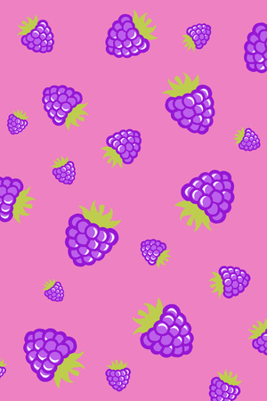 Berries color  pattern on isolated backgroundの写真素材