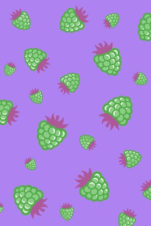 Berries color  pattern on isolated backgroundの写真素材