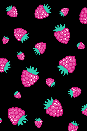 Berries color  pattern on isolated backgroundの写真素材