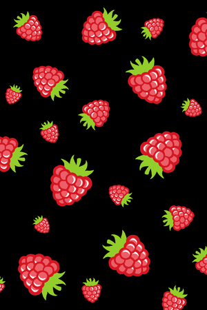 Berries color  pattern on isolated backgroundの写真素材