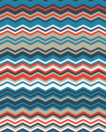 Seamless zigzag pattern, colorful vector abstract backgroundのイラスト素材