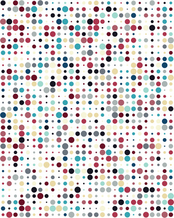 Seamless vector pattern with colorful dots, abstract backgroundのイラスト素材