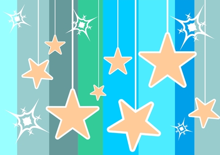 decoration for Christmas stars particular application but otherのイラスト素材