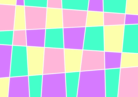 Seamless abstract geometric pattern in pastel colors. Vector illustrationのイラスト素材