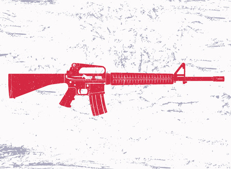 5.56 mm assault rifle, gunの写真素材