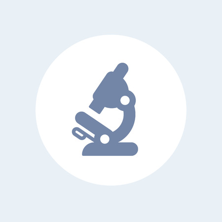 Microscope, laboratory isolated icon, vector illustrationのイラスト素材