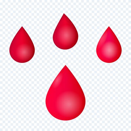 red drops of bloodのイラスト素材