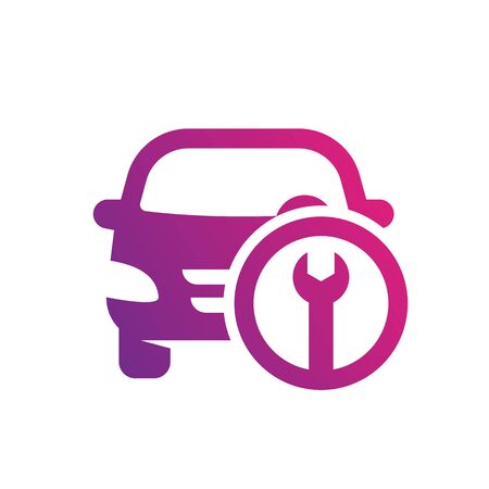 Car service logo element, vector illustrationのイラスト素材