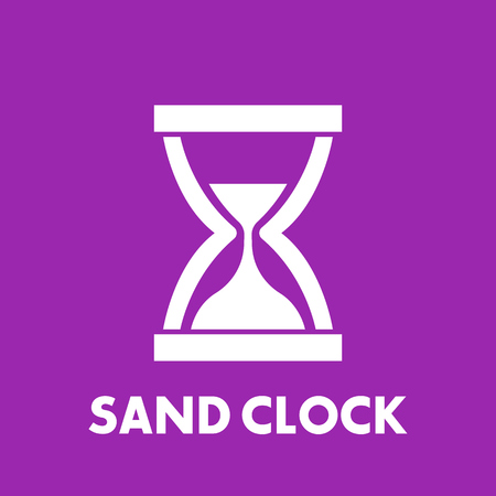 sand clock iconのイラスト素材