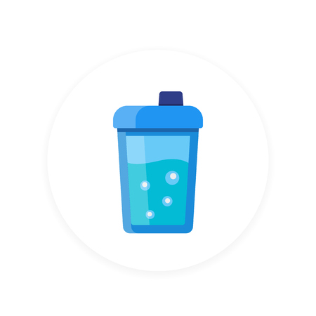 Sport shaker icon, flat styleのイラスト素材