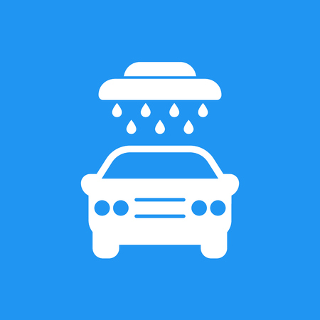 car wash sign, iconのイラスト素材