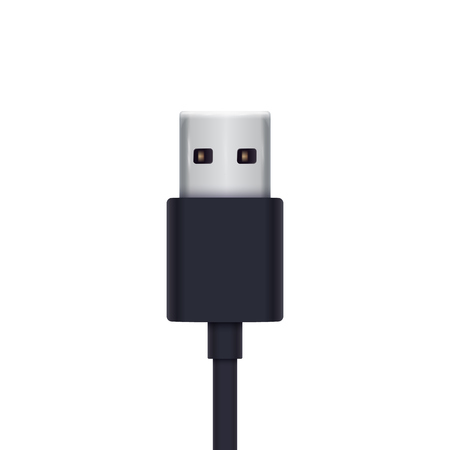 usb plug vector illustrationのイラスト素材