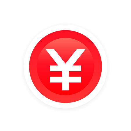 chinese yuan vector symbolのイラスト素材