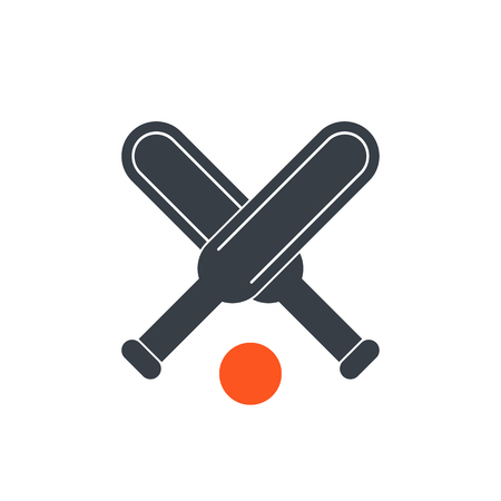 Cricket vector iconのイラスト素材