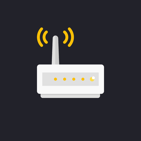 Router, modem vector illustrationのイラスト素材