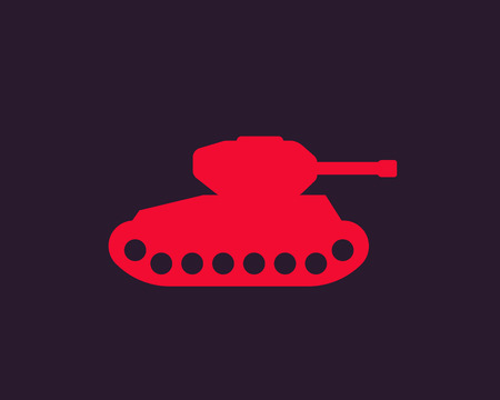 Military tank iconのイラスト素材