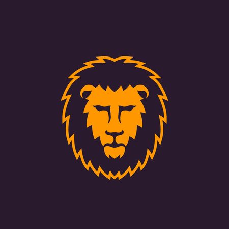 lion head vectorのイラスト素材