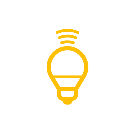 smart led light iconのイラスト素材