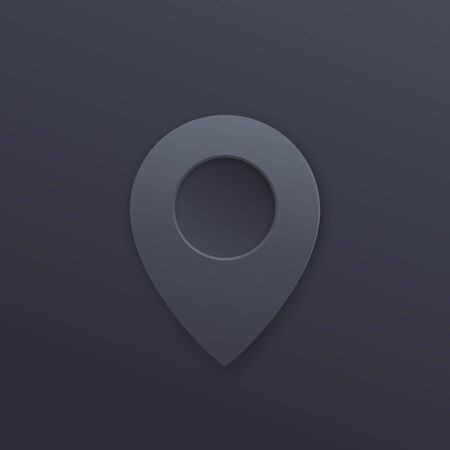 Map pointer, marker, pin vector illustration.のイラスト素材