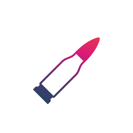 Bullet vector icon on white background.のイラスト素材